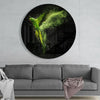 Green Parrot Glass Wall Art by Insigneart USA
