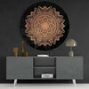 Flower Pattern Glass Wall Art by Insigneart USA