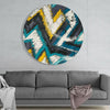 Zigzag Glass Wall Art by Insigneart USA