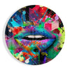 Colored Lip Glass Wall Art by Insigneart USA