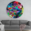 Colored Lip Glass Wall Art by Insigneart USA