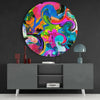 The Cycle of Colors Glass Wall Art by Insigneart USA