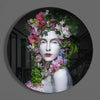 Floral Woman Glass Wall Art by Insigneart USA