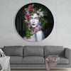 Floral Woman Glass Wall Art by Insigneart USA