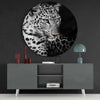 Leopard Glass Wall Art by Insigneart USA