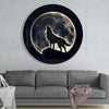 Wolf Glass Wall Art by Insigneart USA