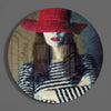 Woman in Hat Glass Wall Art by Insigneart USA