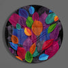 Colorful Leaves Glass Wall Art by Insigneart USA