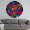 Colorful Leaves Glass Wall Art by Insigneart USA