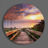 Sunset Glass Wall Art by Insigneart USA