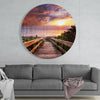 Sunset Glass Wall Art by Insigneart USA