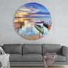 Kayak Glass Wall Art by Insigneart USA