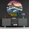 Mountain Landscape Glass Wall Art by Insigneart USA