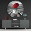 Girl with Red Umbrella Glass Wall Art by Insigneart USA