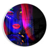 Neon Woman Glass Wall Art by Insigneart USA