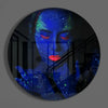 Neon Woman Glass Wall Art by Insigneart USA