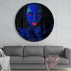 Neon Woman Glass Wall Art by Insigneart USA