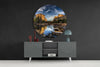 Mountains Glass Wall Art by Insigneart USA
