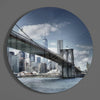 Brooklyn Bridge Glass Wall Art by Insigneart USA