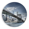 Brooklyn Bridge Glass Wall Art by Insigneart USA