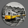 Tram Glass Wall Art by Insigneart USA