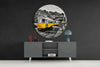 Tram Glass Wall Art by Insigneart USA