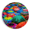 Colorful Umbrellas Glass Wall Art by Insigneart USA
