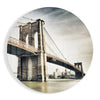 Brooklyn Bridge Glass Wall Art by Insigneart USA