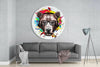 Musician Bear Glass Wall Art by Insigneart USA