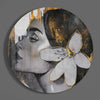 Floral Woman Glass Wall Art by Insigneart USA