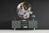 Floral Woman Glass Wall Art by Insigneart USA