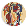 Spirit of Lines Glass Wall Art by Insigneart USA