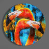 Flamingo Glass Wall Art by Insigneart USA