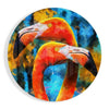 Flamingo Glass Wall Art by Insigneart USA