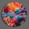 Color Explosion Glass Wall Art by Insigneart USA