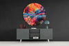 Color Explosion Glass Wall Art by Insigneart USA