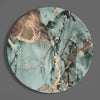 Turquoise Marble Glass Wall Art by Insigneart USA