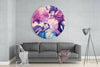 Pink Marble Glass Wall Art by Insigneart USA