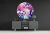 Pink Marble Glass Wall Art by Insigneart USA