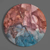Orange Marble Glass Wall Art by Insigneart USA