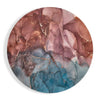 Orange Marble Glass Wall Art by Insigneart USA