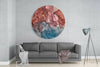 Orange Marble Glass Wall Art by Insigneart USA