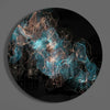 Blue Explosion Glass Wall Art by Insigneart USA