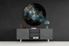 Blue Explosion Glass Wall Art by Insigneart USA