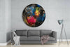 Color Explosion Glass Wall Art by Insigneart USA