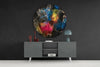Color Explosion Glass Wall Art by Insigneart USA