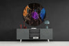 Color Explosion Glass Wall Art by Insigneart USA