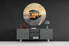Caravan Glass Wall Art by Insigneart USA