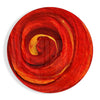 Red Cycle Glass Wall Art by Insigneart USA