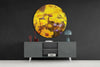 Yellow Flowers Glass Wall Art by Insigneart USA